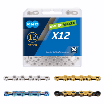 KMC X12 12-Speed Waxed Chain 126L - The Bikesmiths