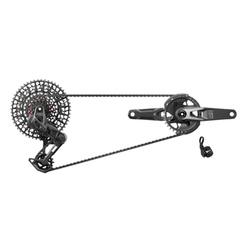 SRAM X0 T-Type Eagle Transmission Groupset - Crank 32t Chainring AXS POD Controller 10-52t Cassette Rear Derailleur Chain V2 - The Bikesmiths