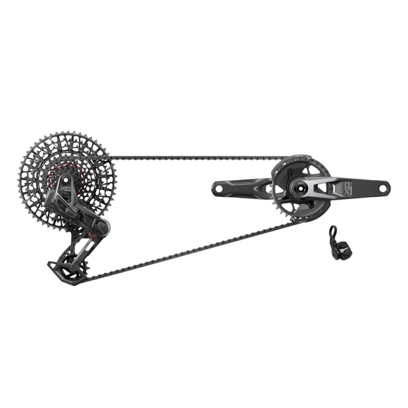 SRAM X0 T-Type Eagle Transmission Groupset - Crank 32t Chainring AXS POD Controller 10-52t Cassette Rear Derailleur Chain V2