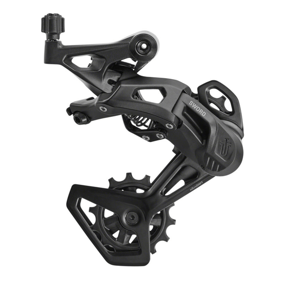 microSHIFT Sword Black 1x9-Speed Groupset - Includes Brake/Shifters Rear Derailleur Medium Cage 11-46t Cassette microSHIFT