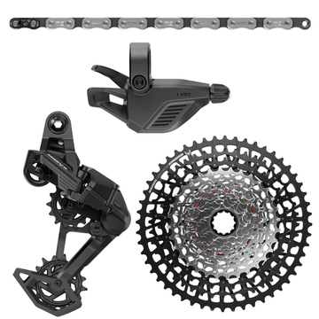 SRAM Eagle 70 T-Type Groupset - Single Click E-Bike Trigger Shifter 10-52t XD 12-Speed Cassette Rear Derailleur Chain - The Bikesmiths
