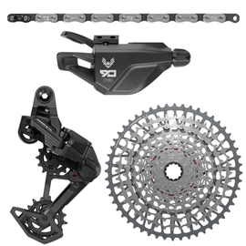 SRAM Eagle 70 T-Type Groupset w/ Eagle 90 Trigger Shifter - 10-52t XD 12-Speed Cassette Rear Derailleur Chain - 0