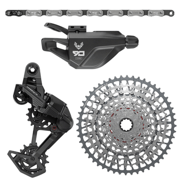 SRAM Eagle 70 T-Type Groupset w/ Eagle 90 Trigger Shifter - 10-52t XD 12-Speed Cassette Rear Derailleur Chain - The Bikesmiths