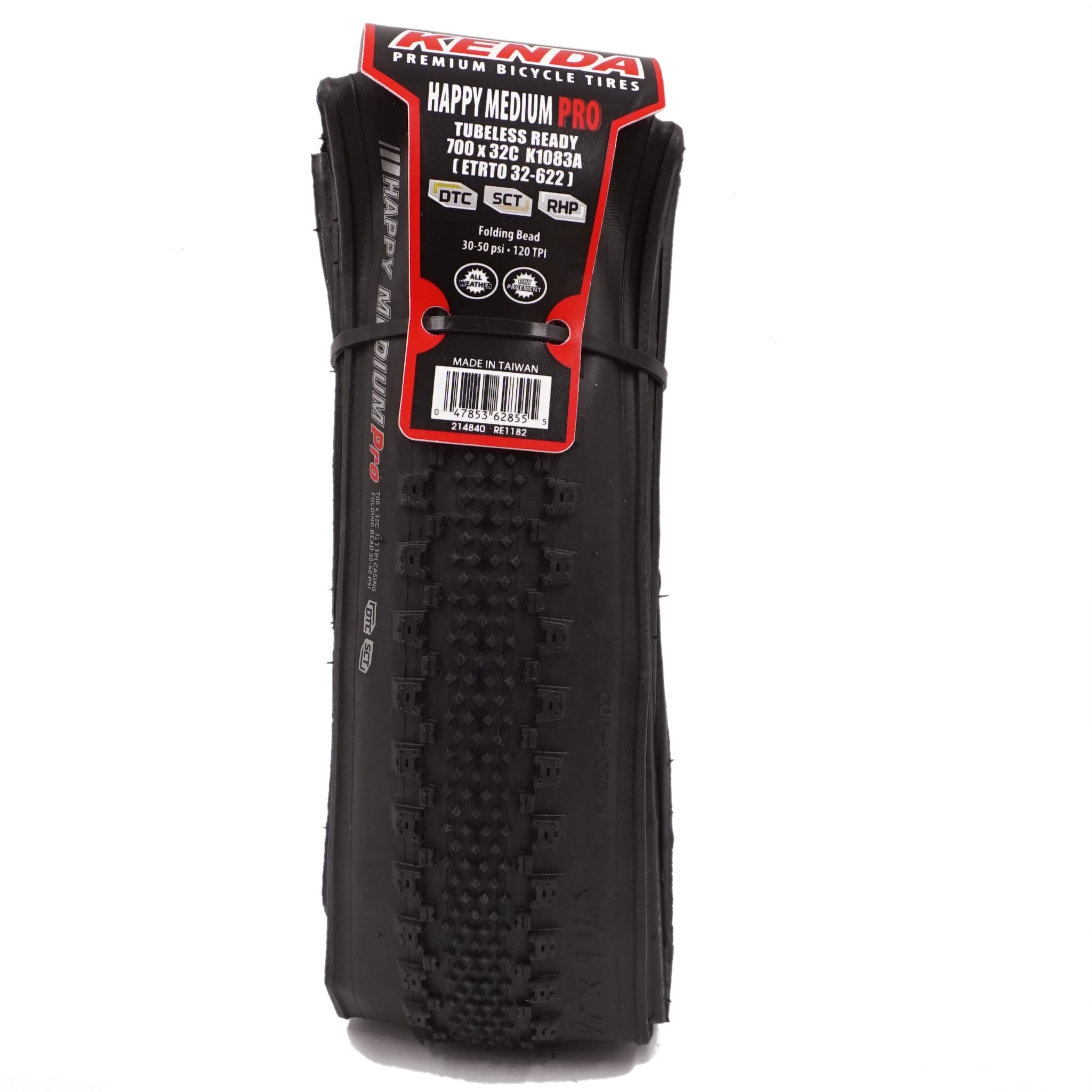 Kenda K1083A Happy Medium Pro 700c DTC KSCT Tubeless Ready Folding Tire