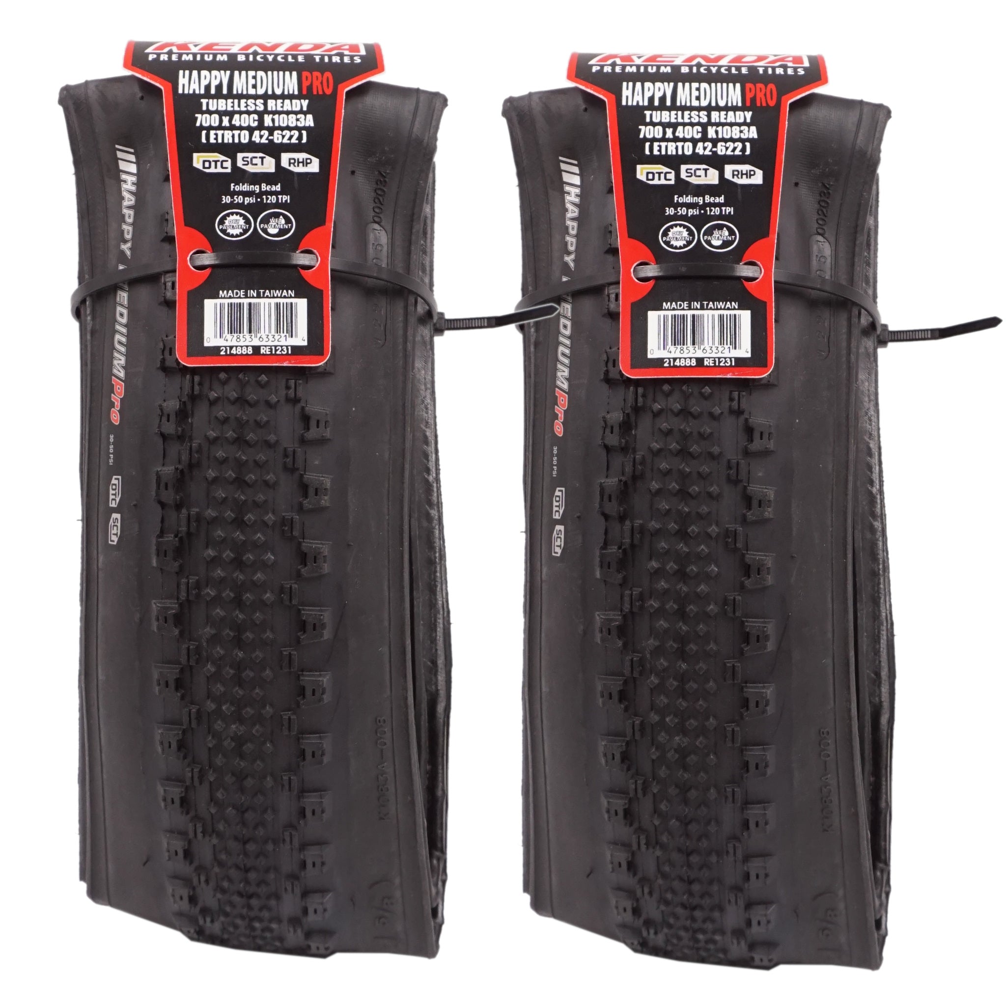 Kenda K1083A Happy Medium Pro 700c DTC KSCT Tubeless Ready Folding