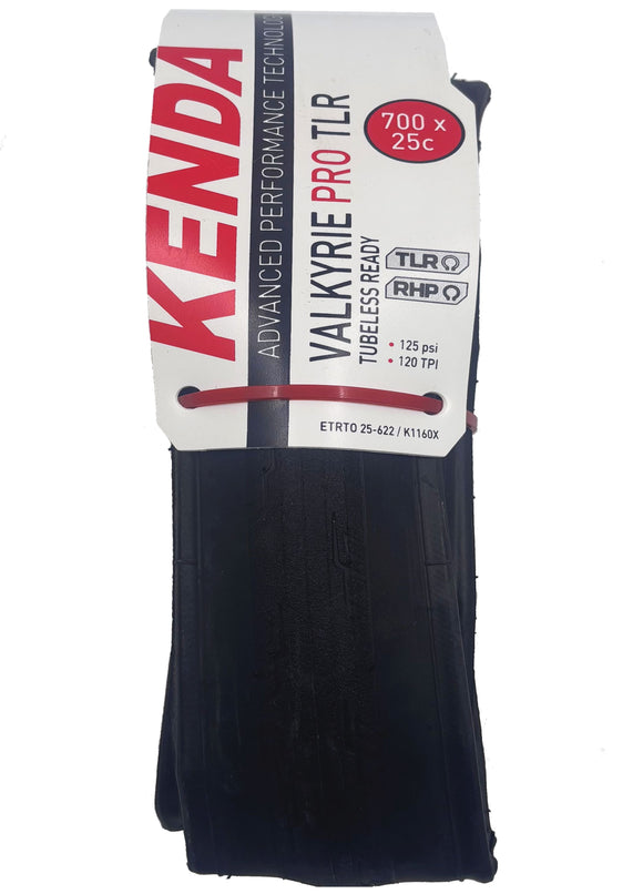 Kenda K1160X Valkyrie 700x25 TLR Tubeless Ready Folding Tire