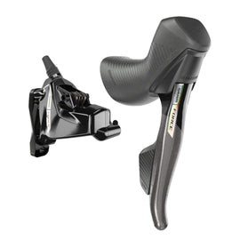SRAM Force AXS HRD eTap Shift/Brake Lever and Hydraulic Disc Brake Caliper - Flat Mount, 20mm Offset, Iridescent Gray/Blk, D2 - 0