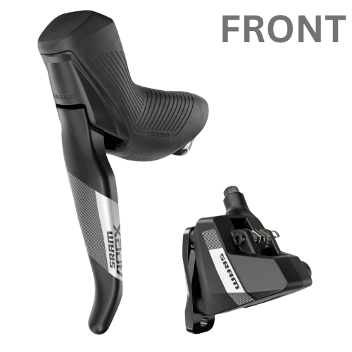 SRAM Apex Shift/Brake Lever and Hydraulic Disc Brake Caliper - 1x12-Speed DoubleTap Set Flat Mount 20mm Offset