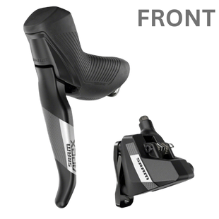 SRAM Apex Shift/Brake Lever and Hydraulic Disc Brake Caliper - 1x12-Speed DoubleTap Set Flat Mount 20mm Offset