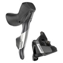 SRAM Apex AXS eTap Shift/Brake Lever and Hydraulic Disc Brake Caliper - 12-Speed, Flat Mount, 20mm Offset, Black, D1-2