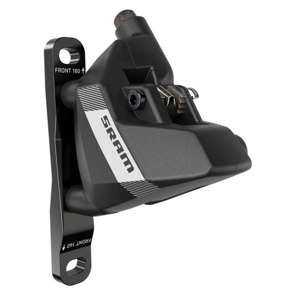 SRAM Apex AXS eTap Shift/Brake Lever and Hydraulic Disc Brake Caliper - 12-Speed, Flat Mount, 20mm Offset, Black, D1