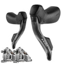 SRAM RED eTap AXS HRD Shift/Brake Lever and Hydraulic Disc Caliper - Flat Mount 20mm Offset, Black, E1-1