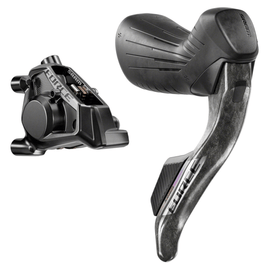 SRAM Force eTap AXS HRD Shift/Brake Lever and Hydraulic Disc Caliper - Flat Mount 20mm Offset Black E1