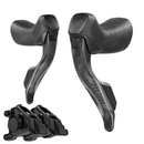 SRAM Rival eTap AXS HRD Shift/Brake Lever and Hydraulic Disc Caliper - Flat Mount 20mm Offset Black E1-8