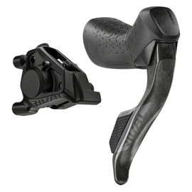 SRAM Rival eTap AXS HRD Shift/Brake Lever and Hydraulic Disc Caliper - Flat Mount 20mm Offset Black E1