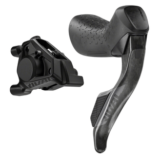 SRAM Rival eTap AXS HRD Shift/Brake Lever and Hydraulic Disc Caliper - Flat Mount 20mm Offset Black E1