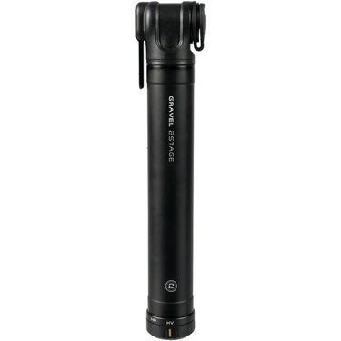 Topeak TGV-2STG Gravel Mini Pump 2Stage 90psi Black Topeak