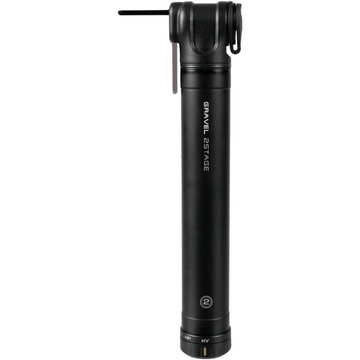 Topeak TGV-2STG Gravel Mini Pump 2Stage 90psi Black Topeak