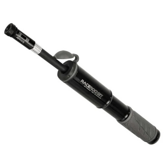 Topeak TRR-2B Race Rocket Mini Pump W/Smarthead & Core Tool, Black