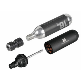 Topeak TUB-MSRX Tubi Master RX Strapt Mount W/Tubi Cart Air Booster/16g CO2 - 0