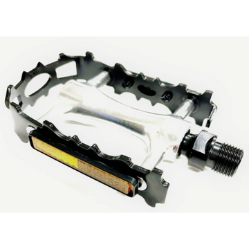 VP-519S Alloy MTB Pedal 9/16" Silver/Black - The Bikesmiths