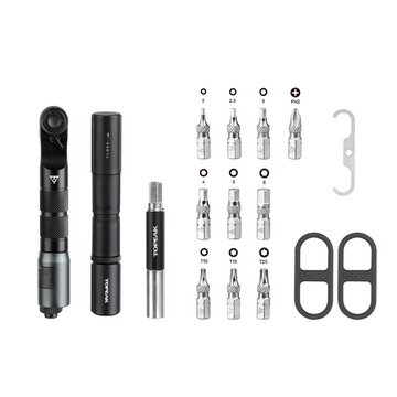 Topeak TT2610 Ratchet'n Roll Pro Ratchet Hex/ Torx Wrench Kit Topeak