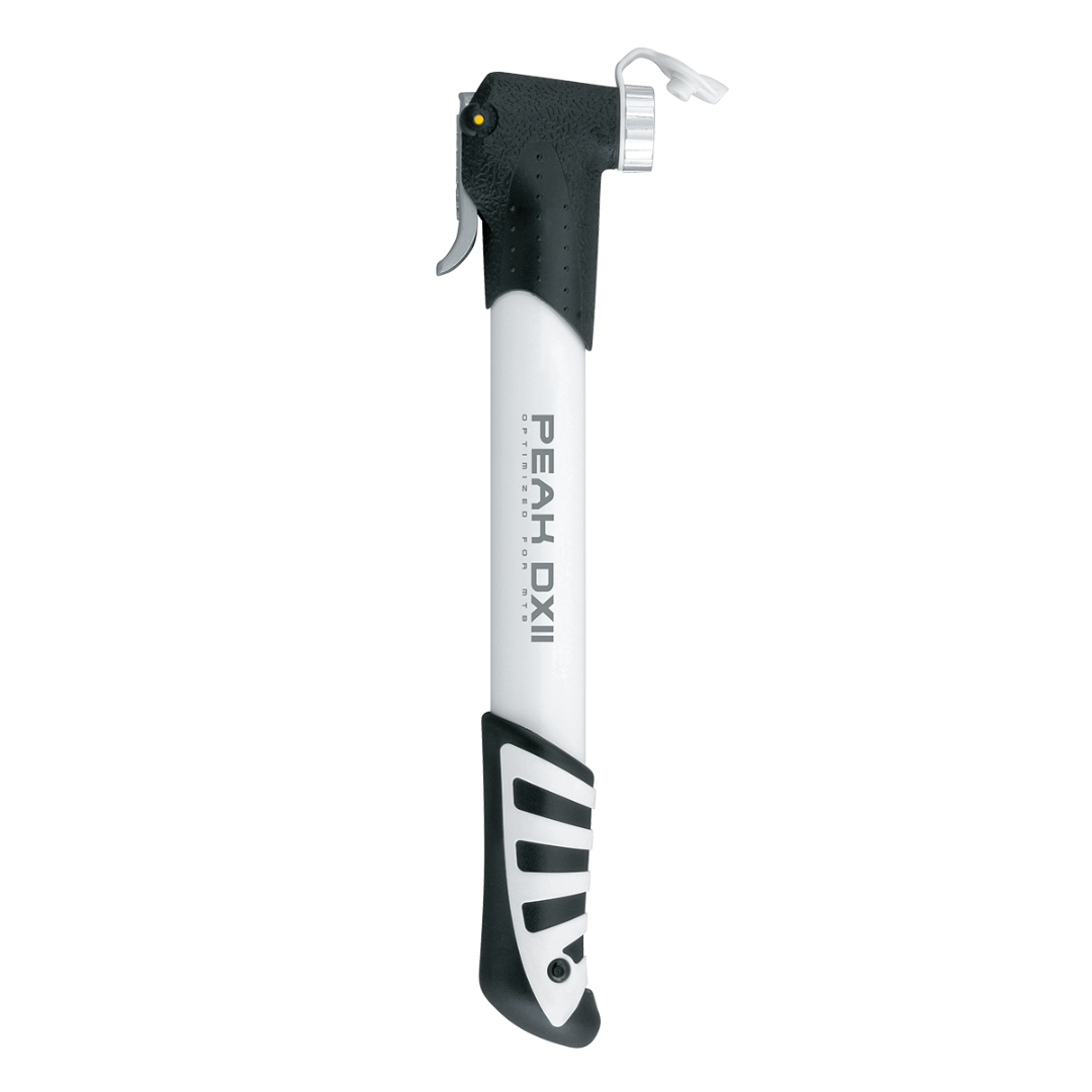 Topeak TPD-3W Peak DX II Mini Pump w/ Smarthead/T-Handle Silver