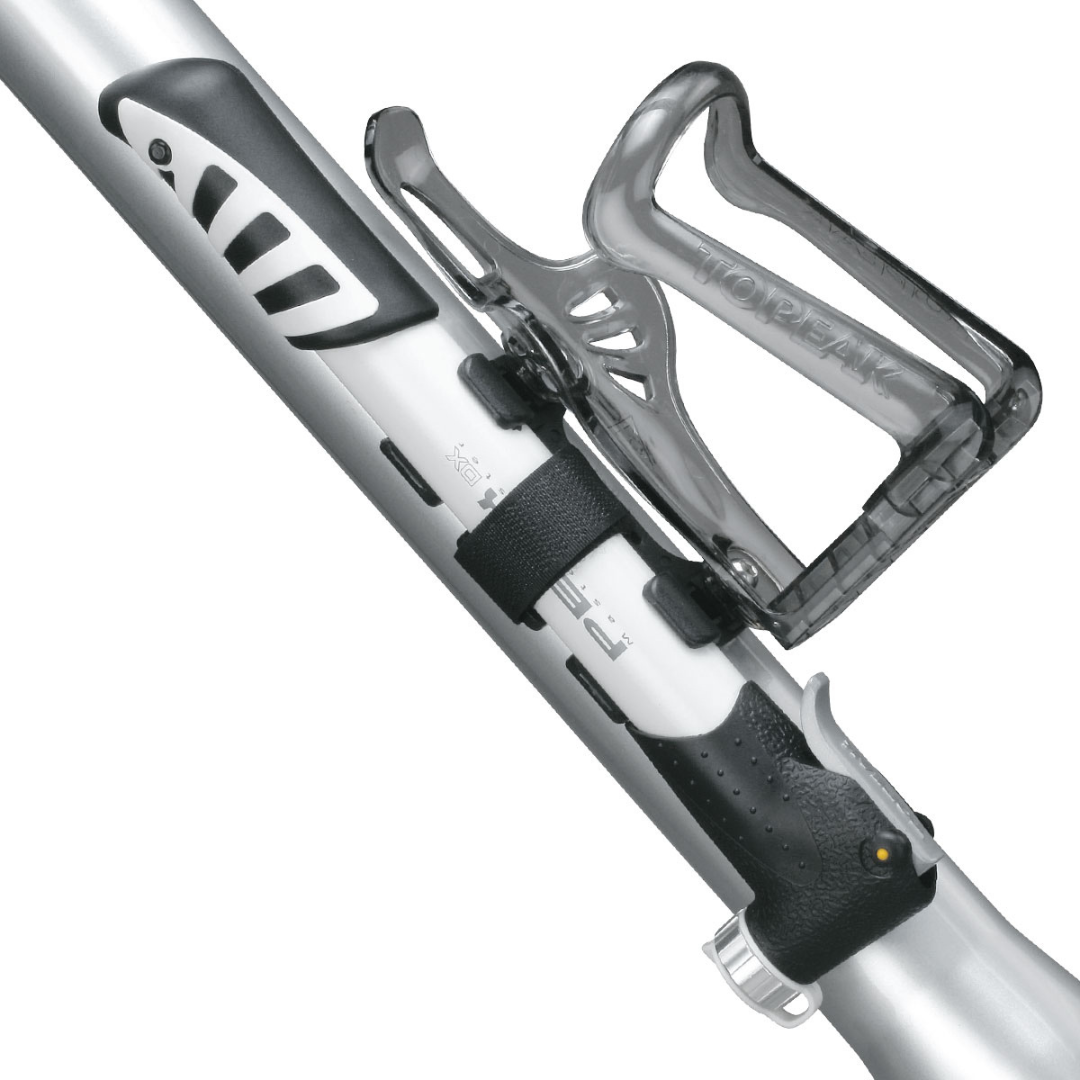 Topeak TPD-3W Peak DX II Mini Pump w/ Smarthead/T-Handle Silver