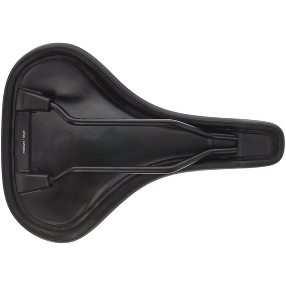Ergon ST-Gel Men's Touring Saddle W/Indent Black