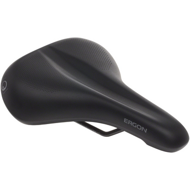 Ergon ST-Gel Men's Touring Saddle W/Indent Black - The Bikesmiths