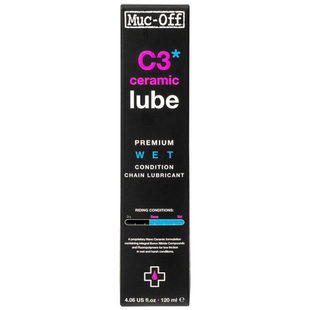 Muc-Off, C3 Wet Ceramic, Chain lubricant, 120ml