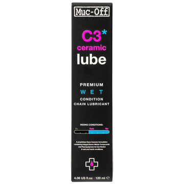 Muc-Off, C3 Wet Ceramic, Chain lubricant, 120ml Muc-Off