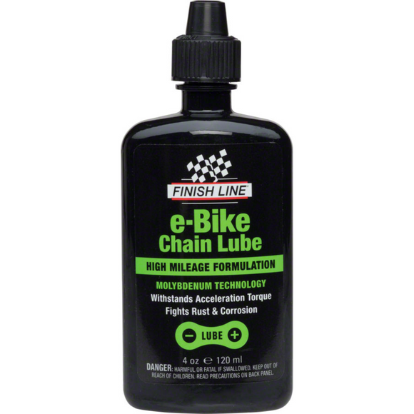 Finish Line eBike Bike Chain Lube 4oz Squeeze Bottle