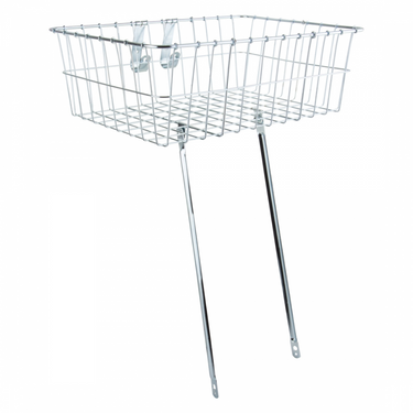 Wald Front Bicycle Basket 139 Silver 18x13x6 Wald