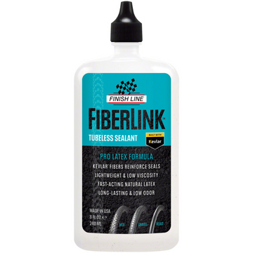 Finish Line FiberLink Tubeless Tire Sealant - 8oz, Drip Finish Line