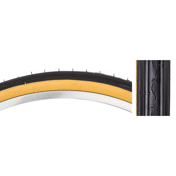 Kenda K40 24x1-3/8 (37-540) Gumwall Tire - The Bikesmiths