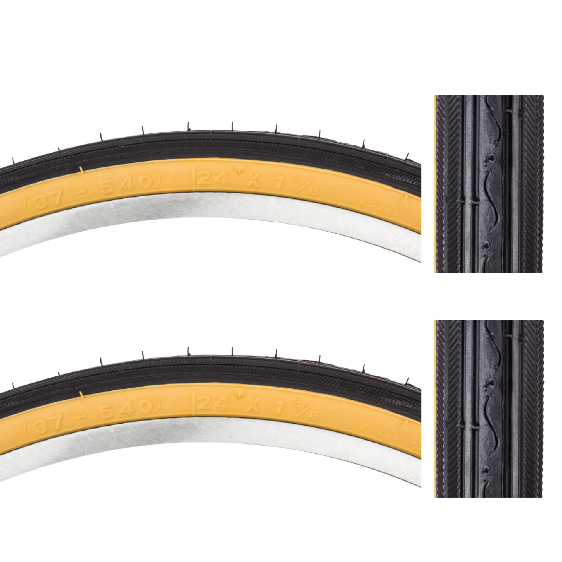 Kenda K40 24x1-3/8 (37-540) Gumwall Tire