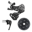 microSHIFT Advent X 1x10-Speed Groupset - Right Bar End Shifter V2 Rear Derailleur 10-Speed Medium Cage Clutch 11-42t or 11-48t Cassette-3