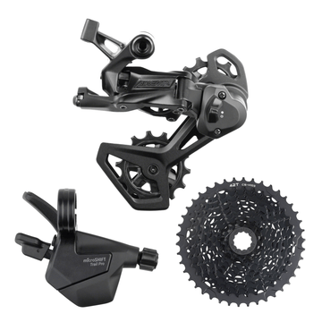 microSHIFT Advent X 1x10-Speed E-Bike Groupset - Trail Trigger Pro E-Bike Shifter V2 Rear Derailleur - The Bikesmiths