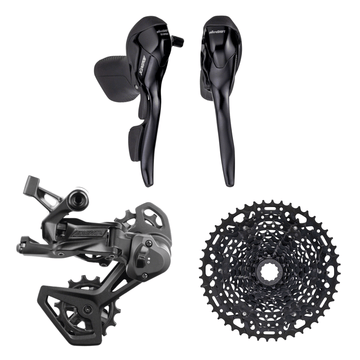 microSHIFT Advent X 1x10-Speed Groupset - Drop Bar Shift Lever V2 Rear Derailleur 10-Speed Medium Cage Clutch 11-42t or 11-48t Cassette - The Bikesmiths