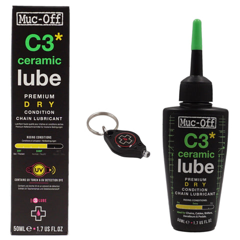Image of MUC-OFF 50ml C-3 Dry Ceramic Lube and UV Light