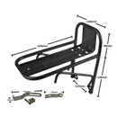 M-Wave Traveler Universal Rack with Brake Post Mount Black-2