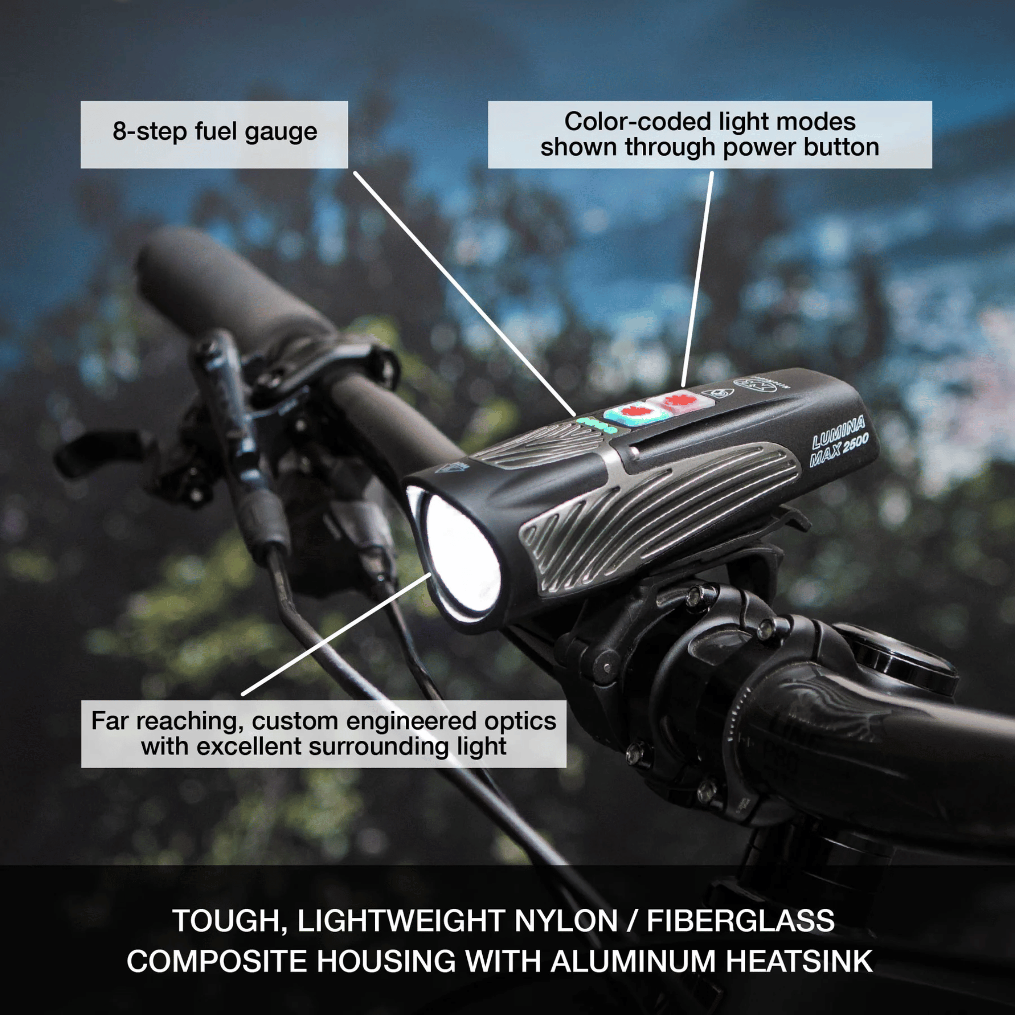 NiteRider Lumina Max 2500 Head Light with NiteLink