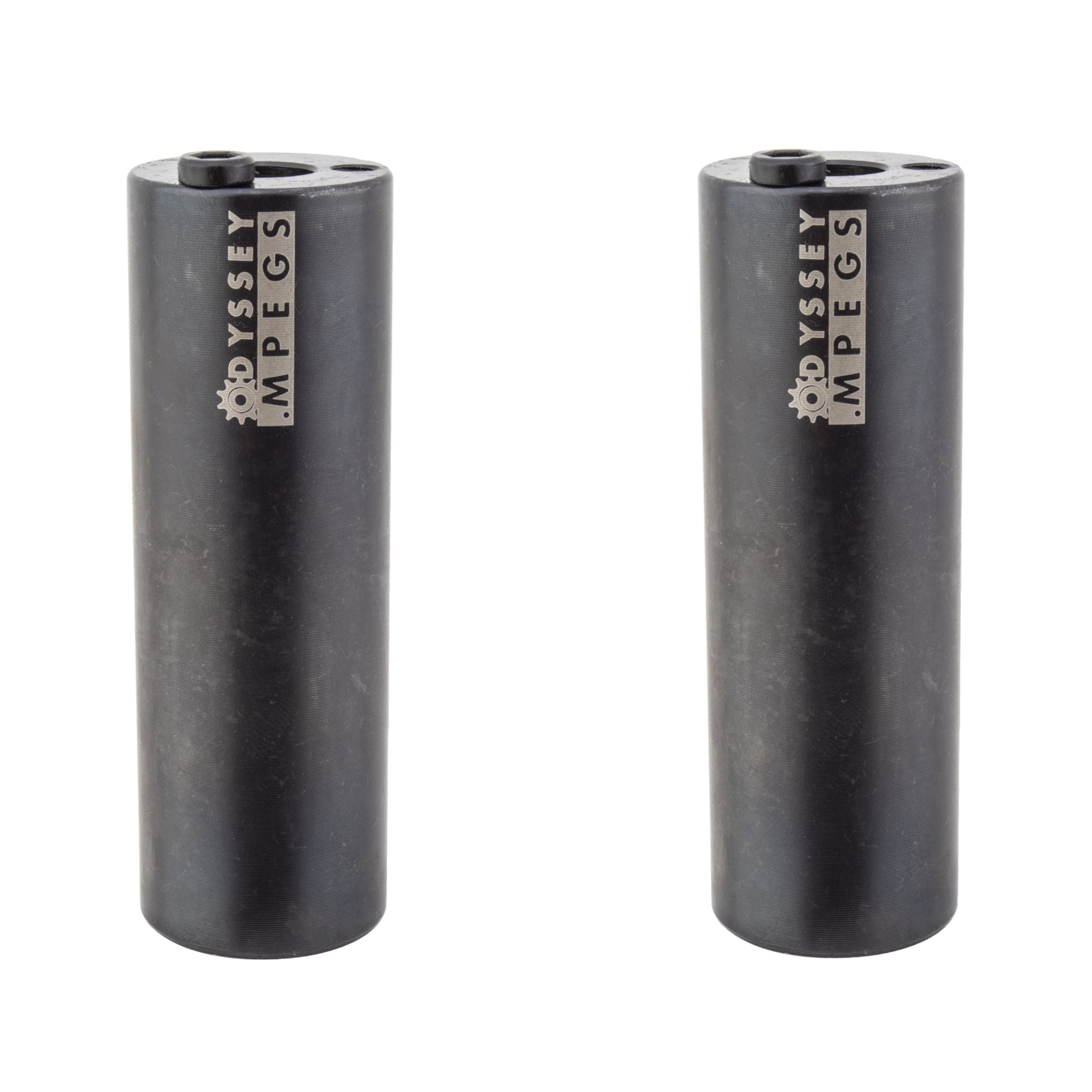 Odyssey MPEG 14mm BMX Bike Pegs (Pair) w-3/8 Adaptor