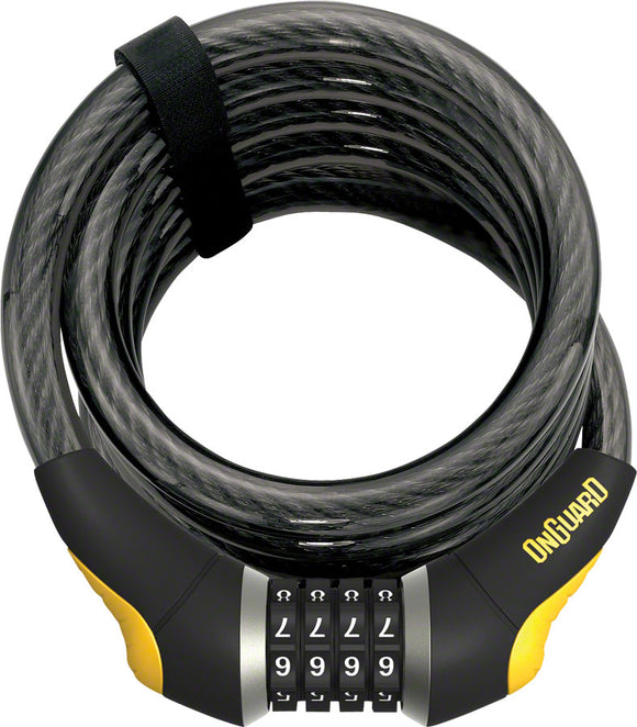 OnGuard 8031 Doberman 185cm x 12mm Combo Cable Lock - The Bikesmiths