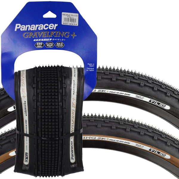 Panaracer GravelKing SK + 26x2.10 Protite Flat Guard Tubeless Ready Folding Tire