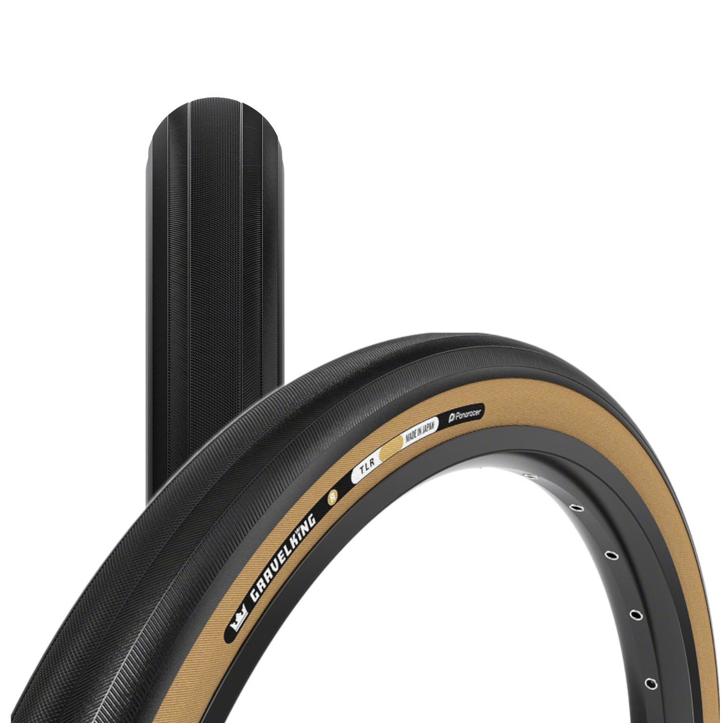 Panaracer Gravelking Slick R 700x28 Amberwall Clincher Bike Tire