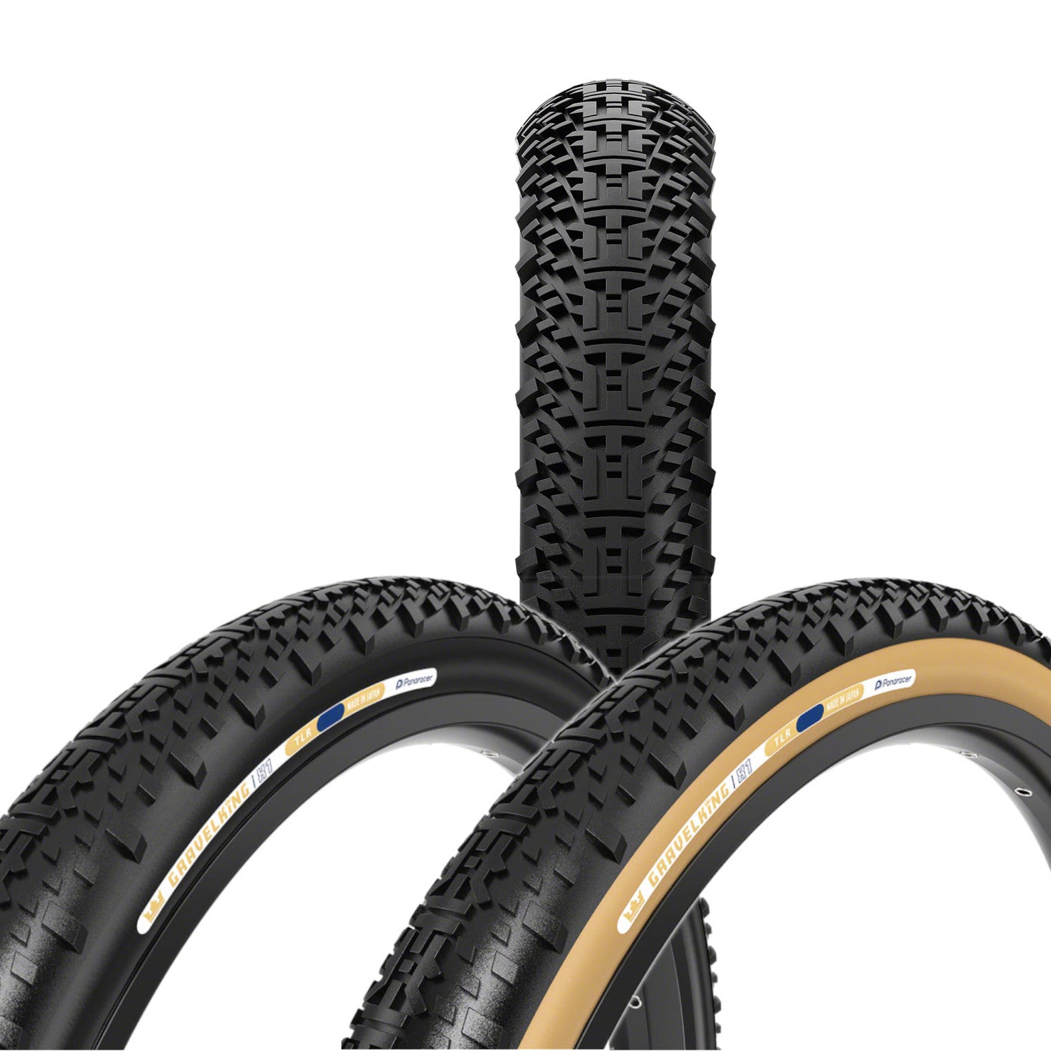 New Panaracer GravelKing X1 27.5x1.90 (650bx48mm) TLR Tubeless Folding Tire