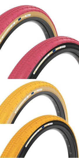 Panaracer Limited Edition GravelKing SK TLR 27.5x1.90 Tire Honey or Cranberry