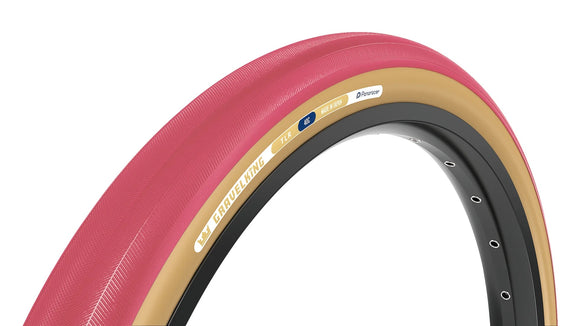 Panaracer Limited Edition GravelKing Slick TLR 700x40 Tire Honey or Cranberry